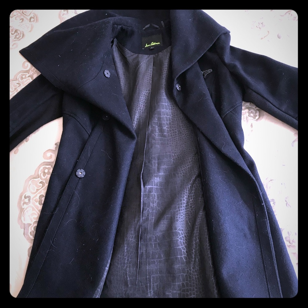 Sam Edelman Wool Coat in Navy